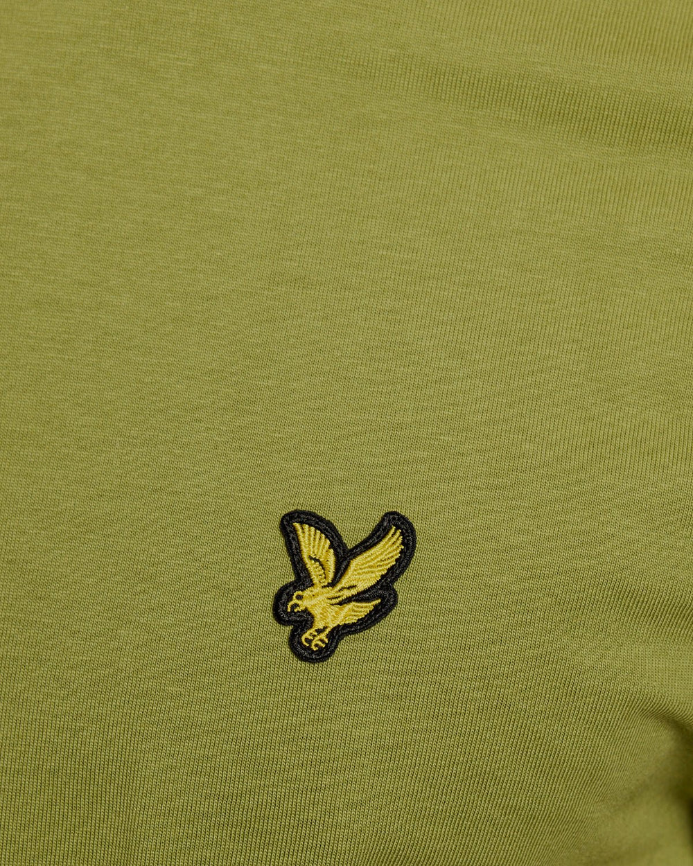 Lyle & Scott Mens Ringer T-Shirt | Shrub Green White