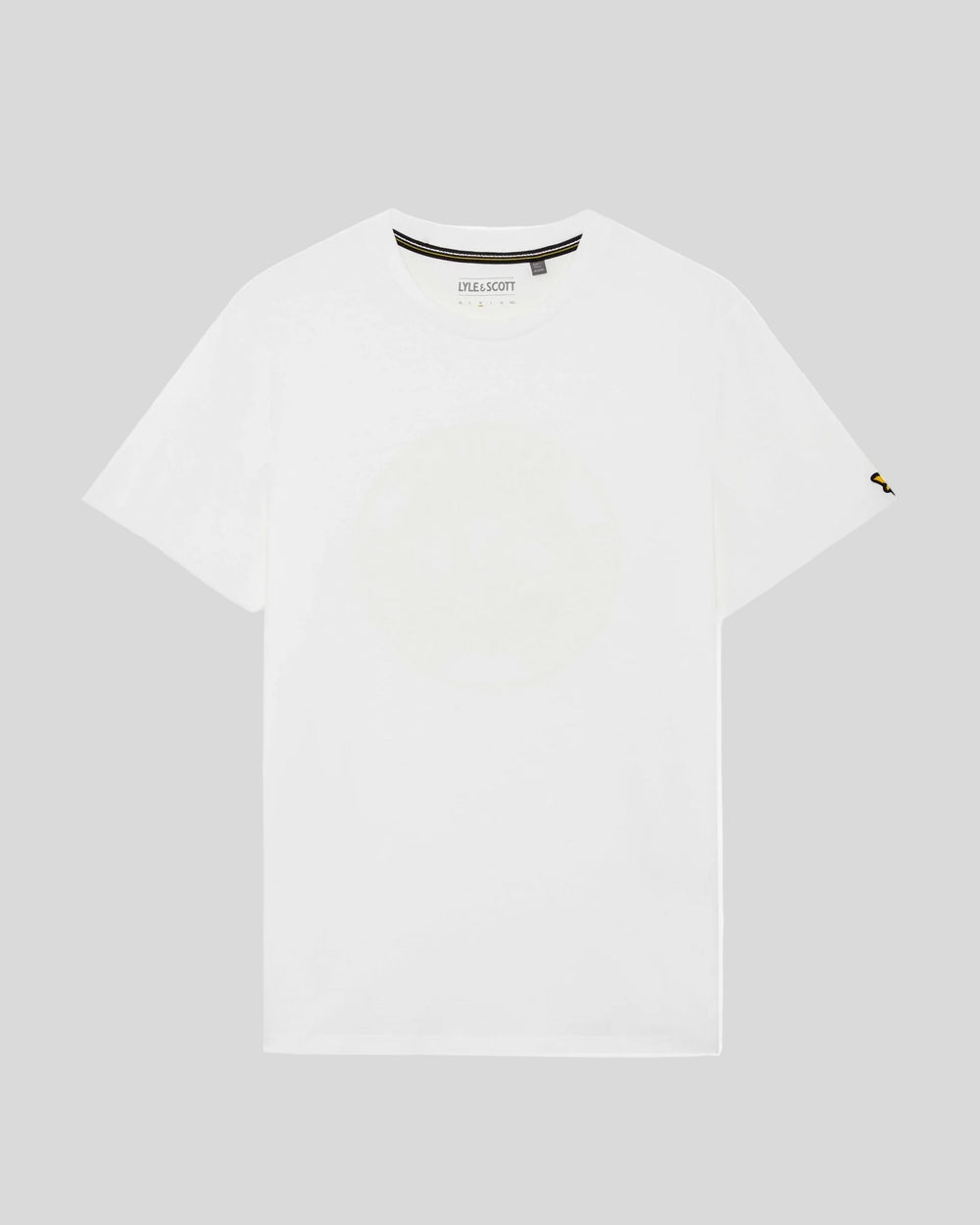 Lyle & Scott Mens Sports Redefined Graphic Logo T-Shirt | White