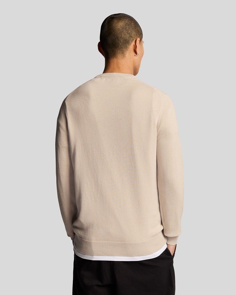 Lyle & Scott Mens Cotton Crew Neck Jumper | Cove