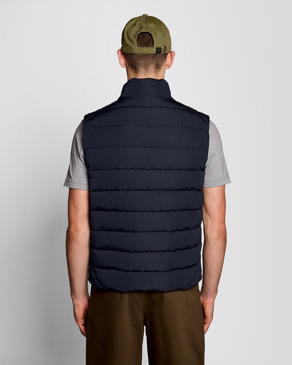 Lyle & Scott Mens Quilted Gilet | Dark Navy