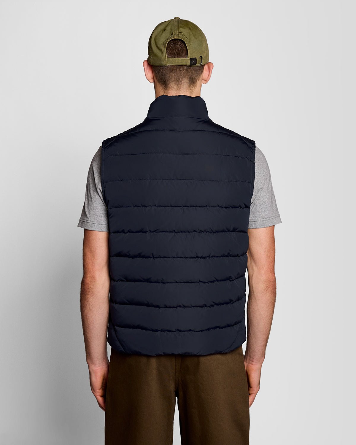 Lyle & Scott Mens Quilted Gilet | Dark Navy
