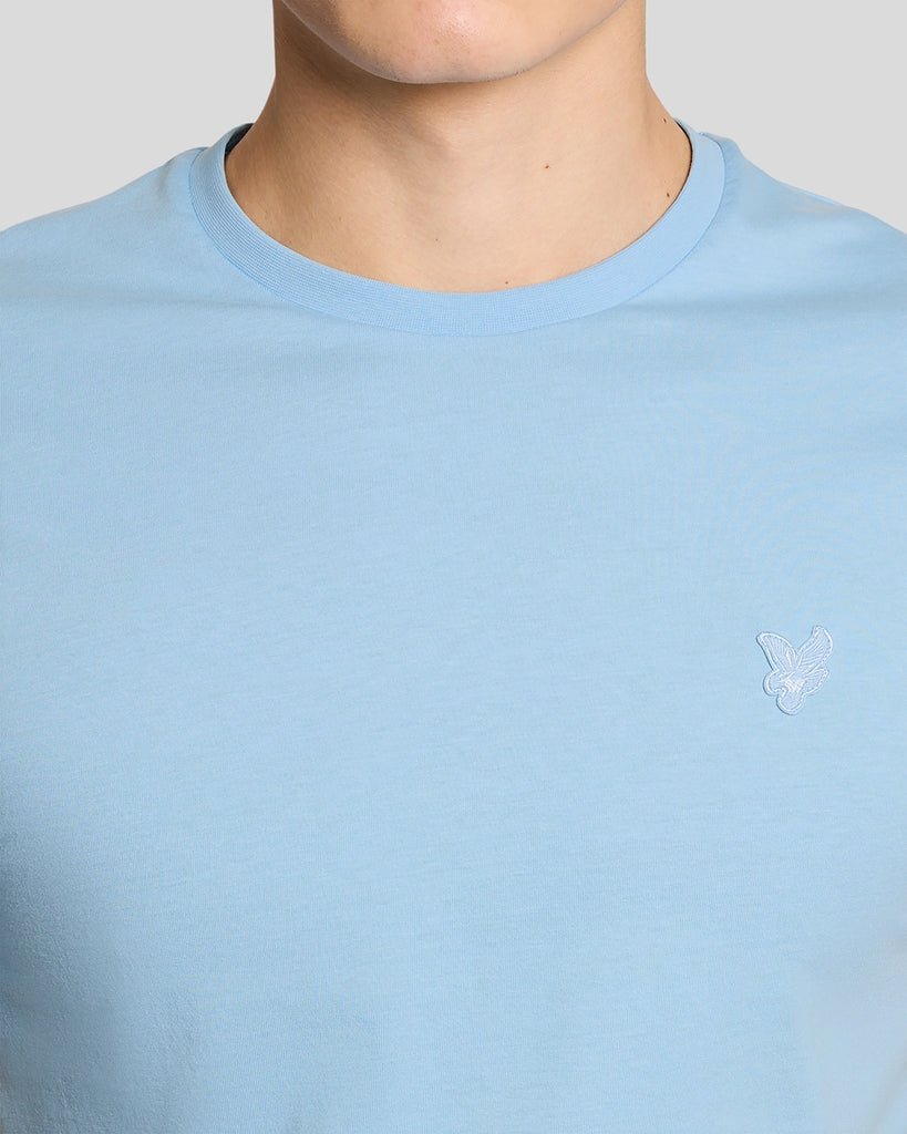 Lyle & Scott Mens Superfine Cotton T-Shirt | Airy Blue