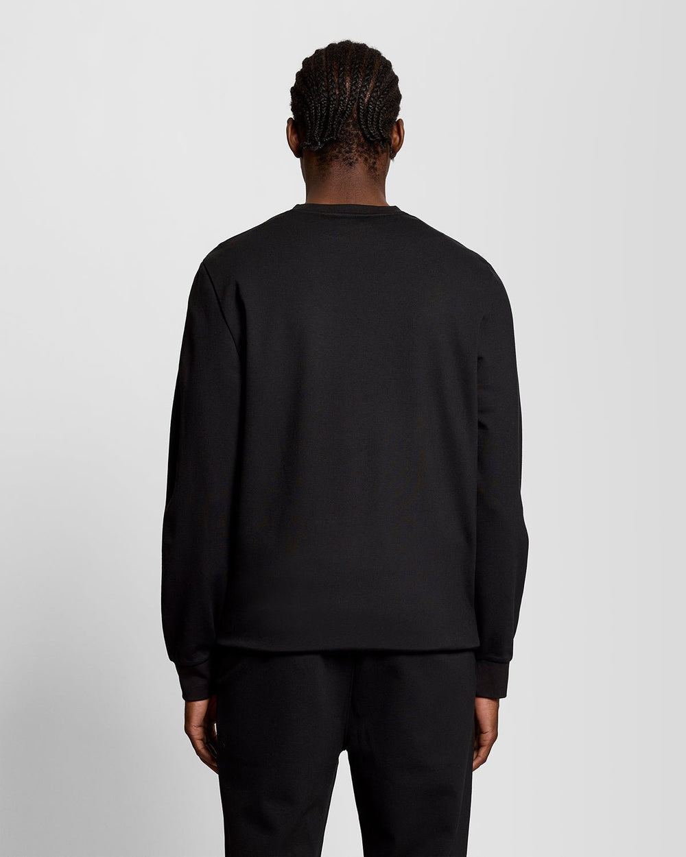 Lyle & Scott Mens Sports Lightweight Sweatshirt | Jet Black