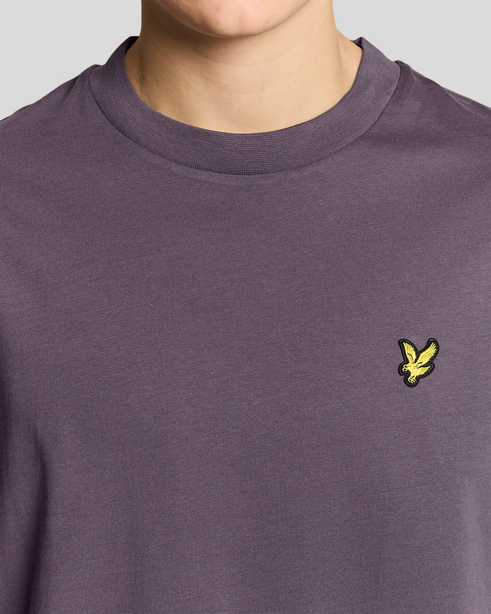 Lyle & Scott Mens Oversized Cotton Crew Neck T-Shirt | Graystone