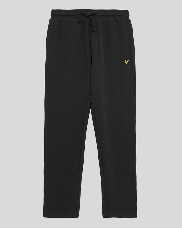 Lyle & Scott Mens Straight Leg Cotton Joggers | Jet Black