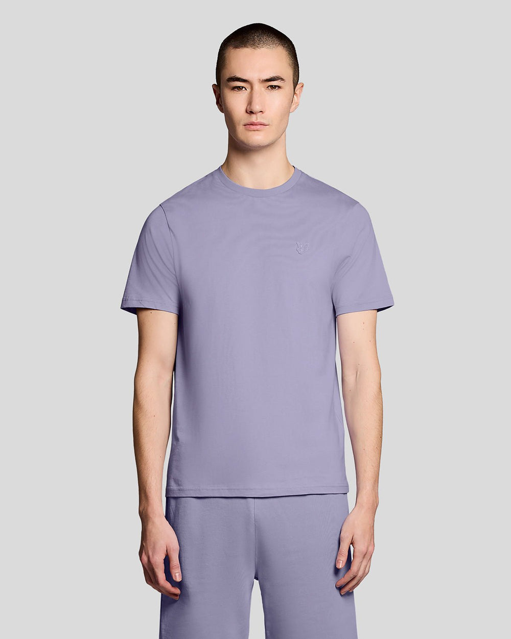 Lyle & Scott Mens Superfine Cotton T-Shirt | Floral Violet