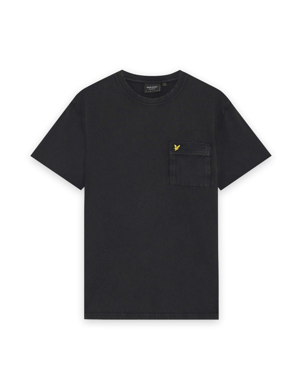 Lyle & Scott Mens Cargo Pocket T-Shirt | Jet Black