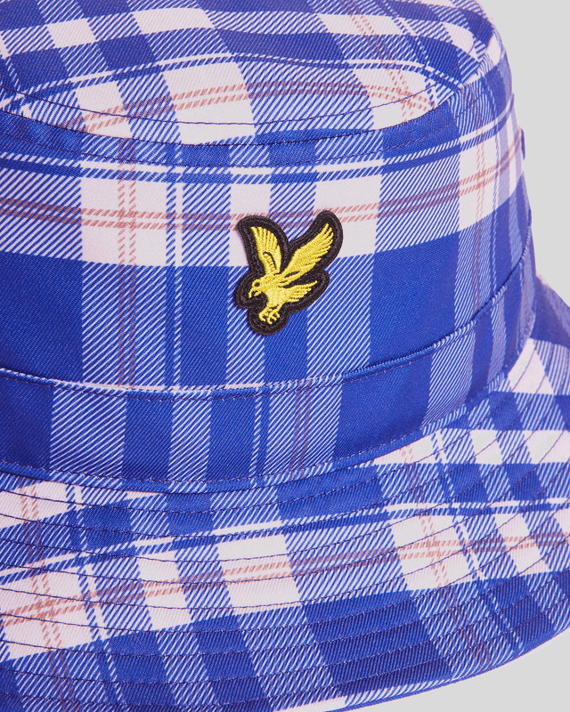 Lyle & Scott Tartan Bucket Hat | Now Blue