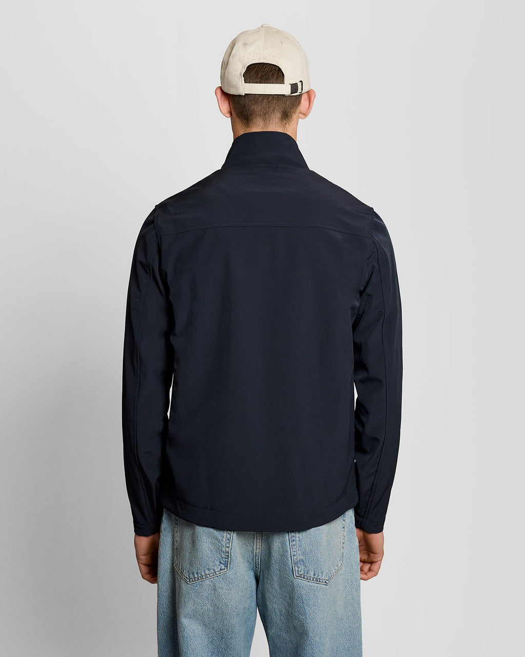 Lyle & Scott Mens Mesh-Back Softshell Jacket | Dark Navy