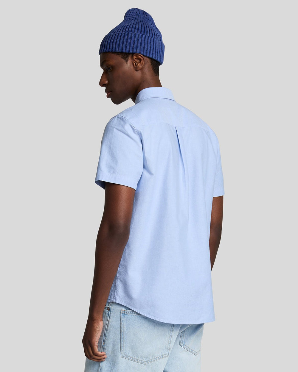 Lyle & Scott Mens Short Sleeve Oxford Shirt | Riviera
