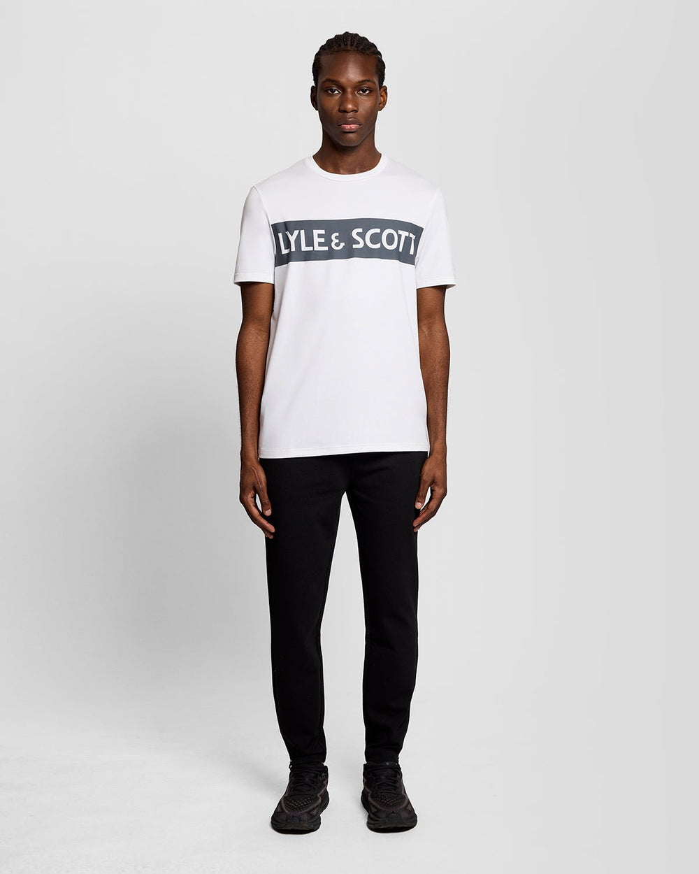 Lyle & Scott Mens Sports Chest Logo T-Shirt | White