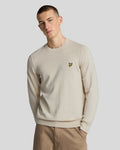 Lyle & Scott Mens Cotton Merino Crew Neck Jumper | Cove