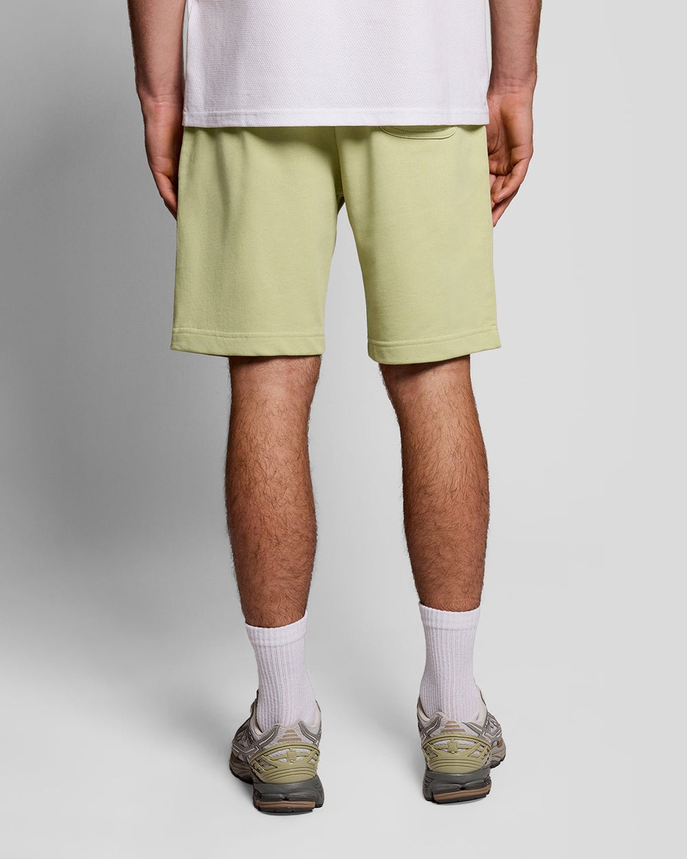 Lyle & Scott Mens Cotton Sweat Shorts | Herb Green