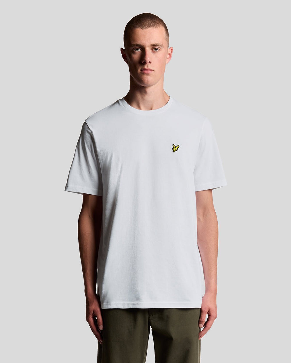 Lyle & Scott Mens Cotton Crew Neck T-Shirt | White