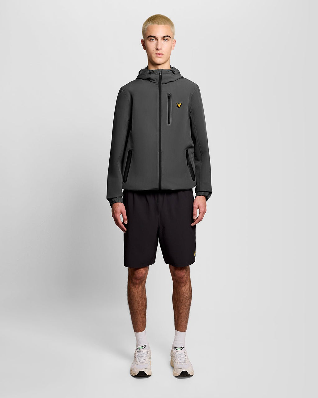 Lyle & Scott Mens Sports Water Resistant Hooded Jacket | Turbulence
