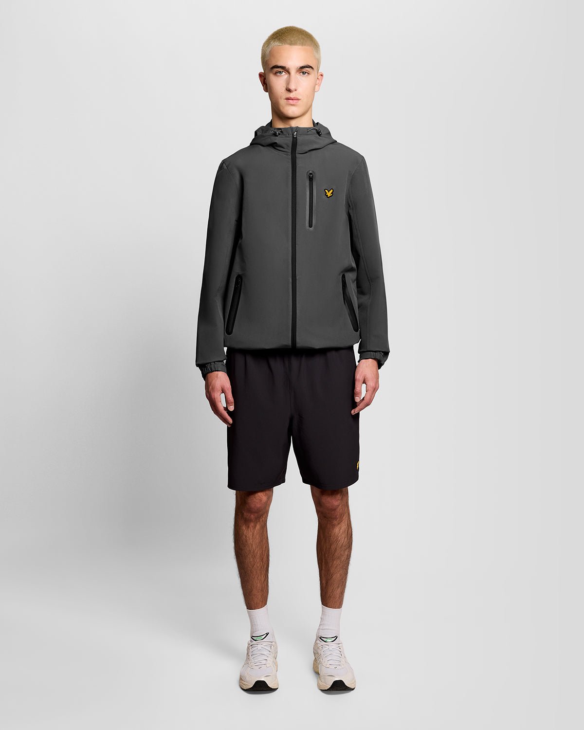 Lyle & Scott Mens Sports Water Resistant Hooded Jacket | Turbulence