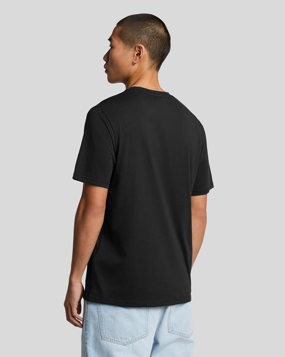 Lyle & Scott Mens Superfine Cotton T-Shirt | Jet Black