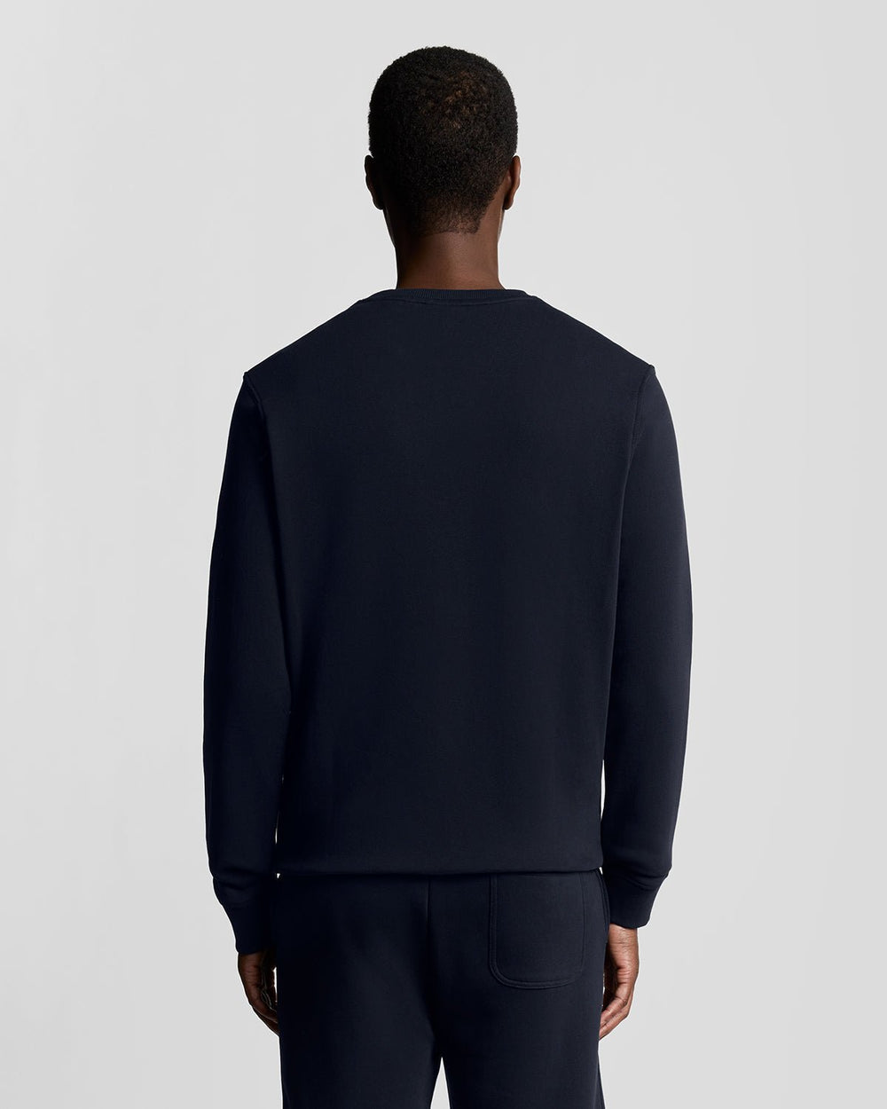 Lyle & Scott Mens Crew Neck Sweatshirt | Dark Navy