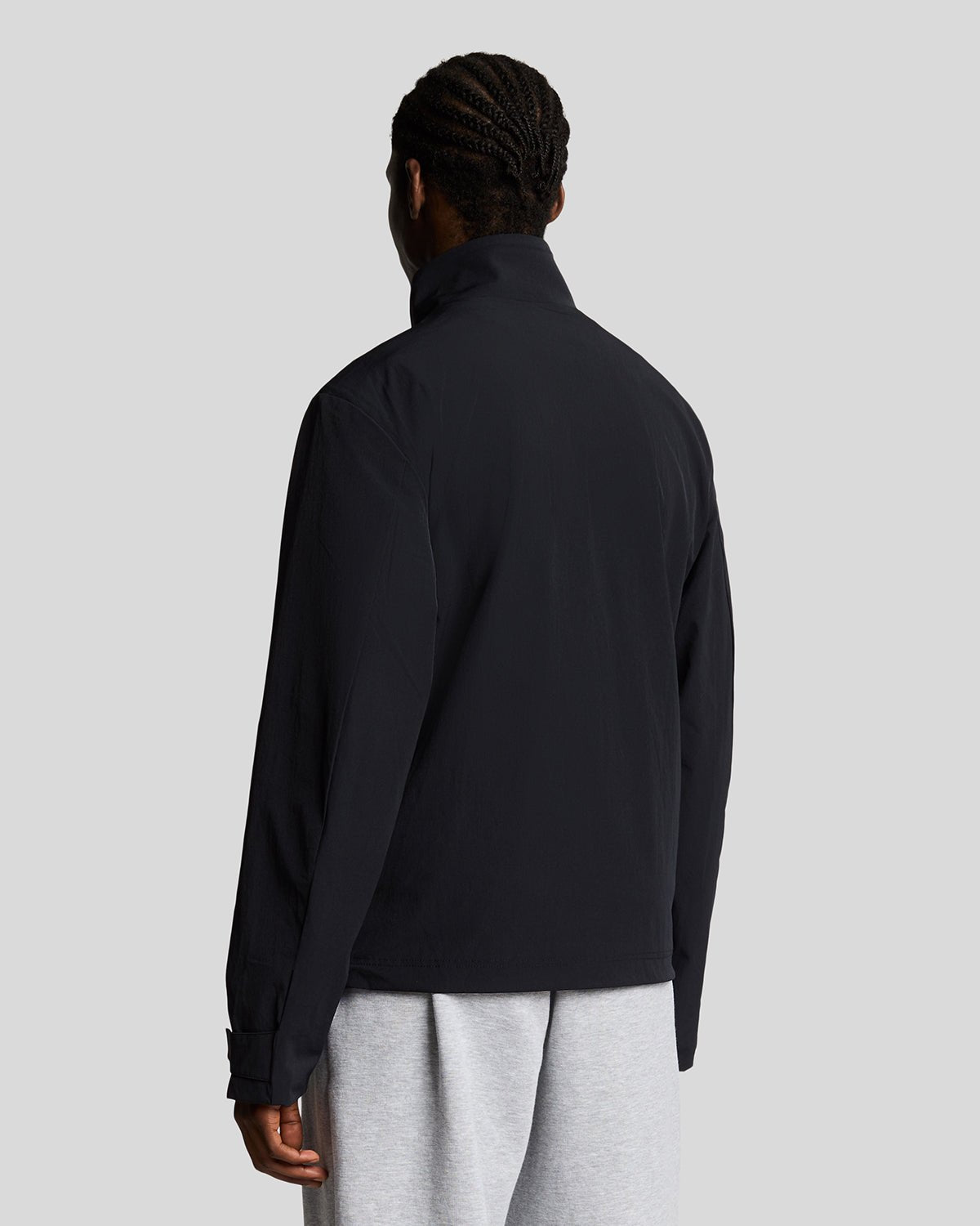 Lyle & Scott Mens Keyline Windbreaker Jacket | Jet Black