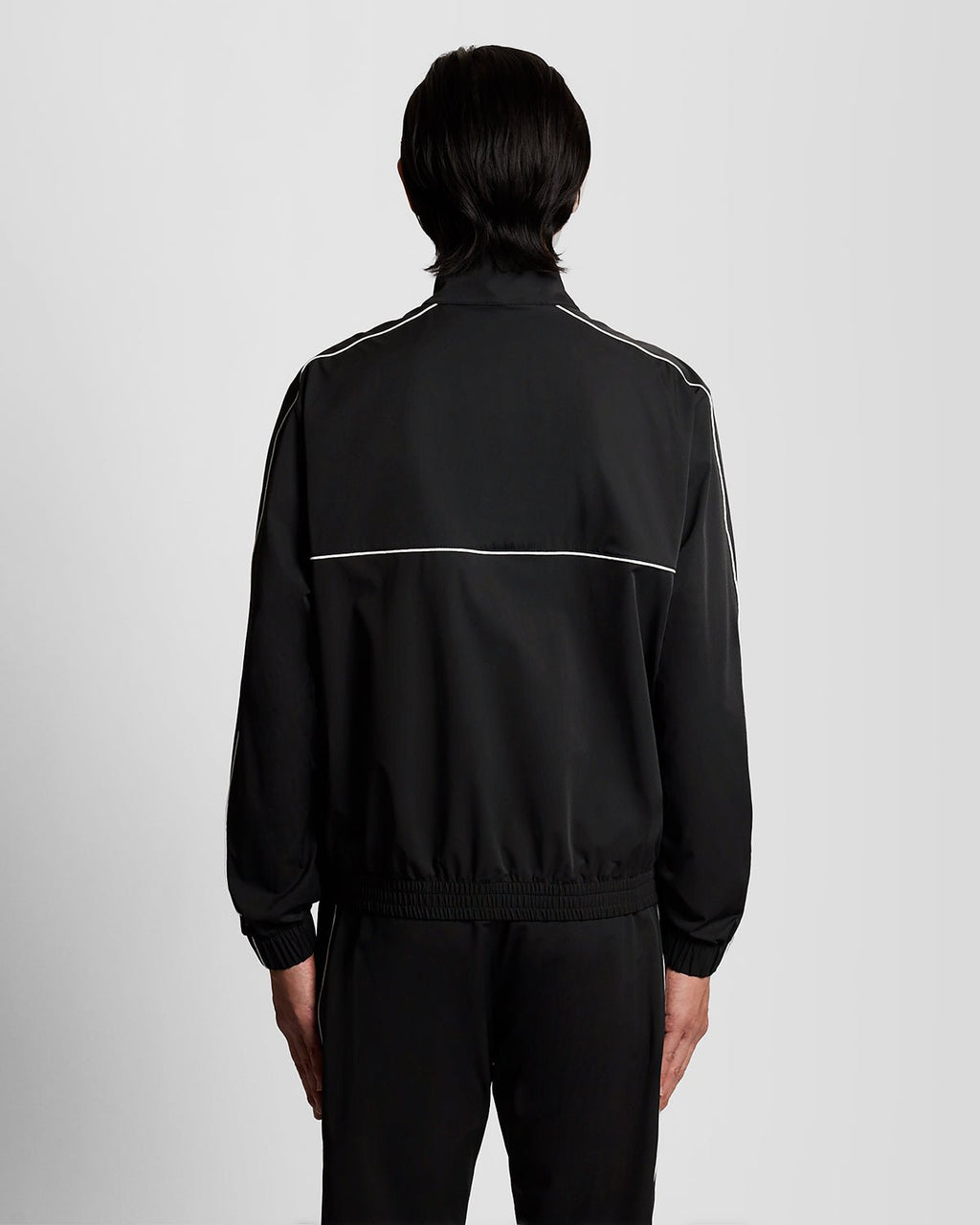 Lyle & Scott Mens Lightweight Track Jacket | Jet Black