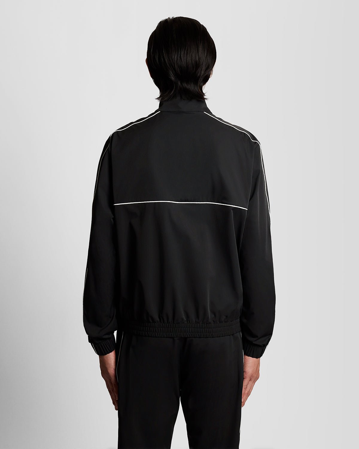 Lyle & Scott Mens Lightweight Track Jacket | Jet Black