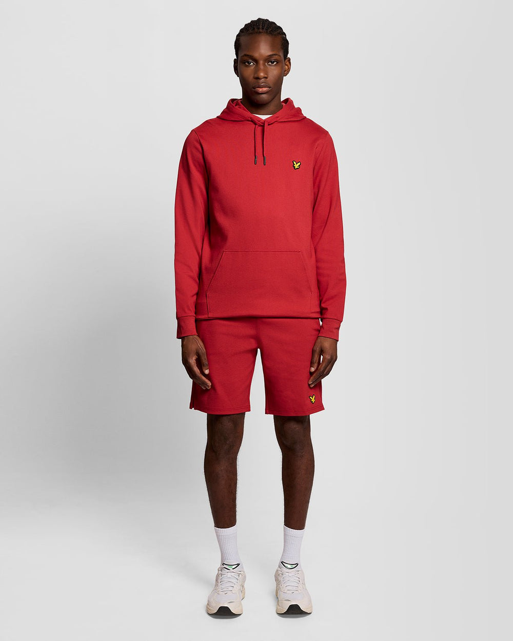 Lyle & Scott Mens Sports Lightweight Hoodie | Garnet