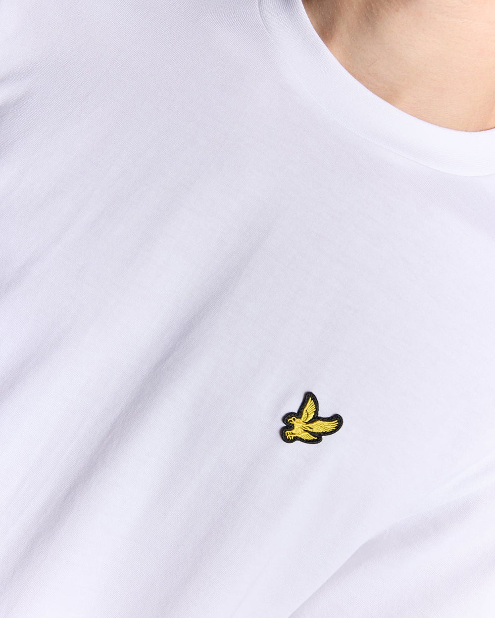 Lyle & Scott Mens Oversized Cotton Crew Neck T-Shirt | White
