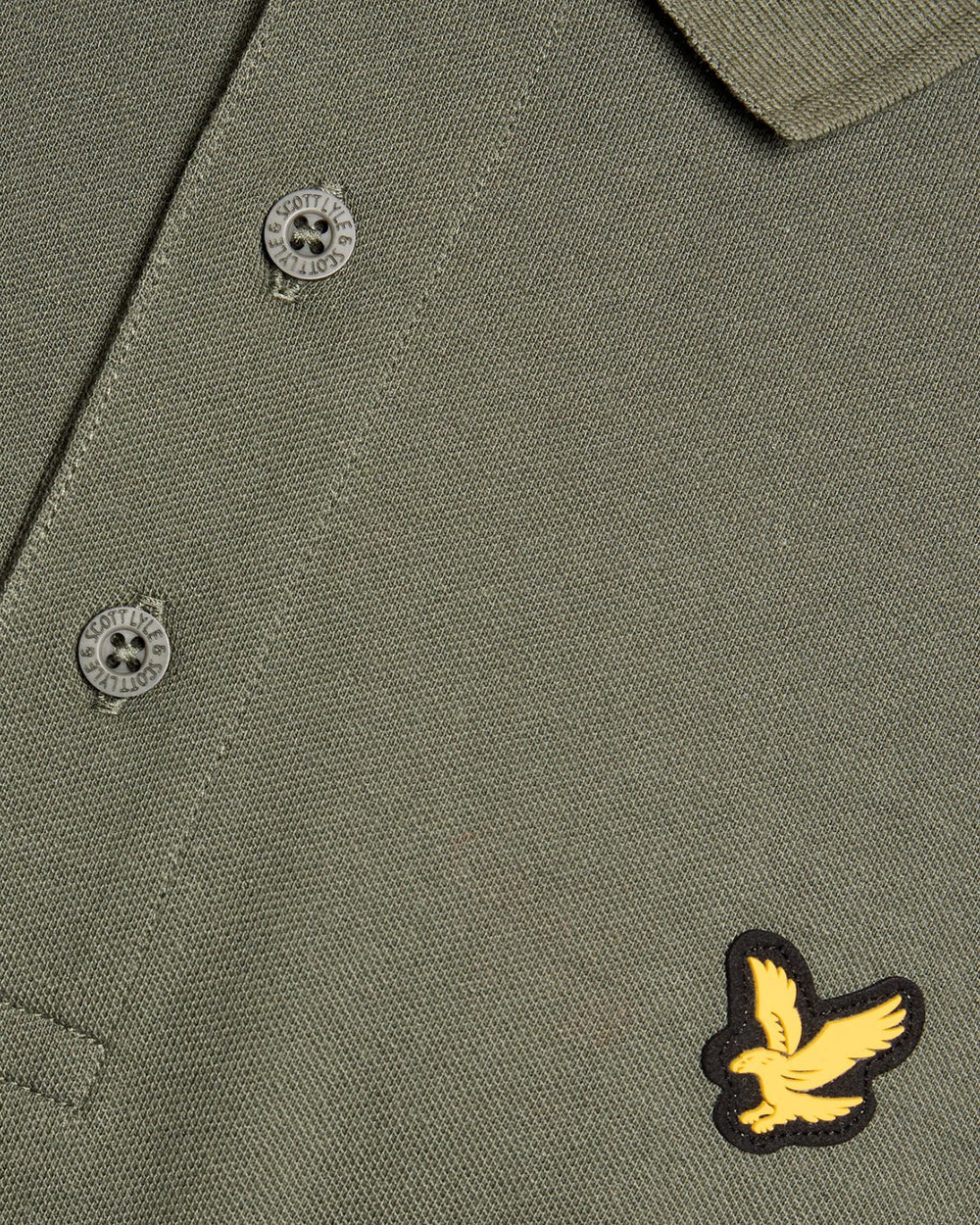 Lyle & Scott Mens Sports Core Polo Shirt | Cactus Green