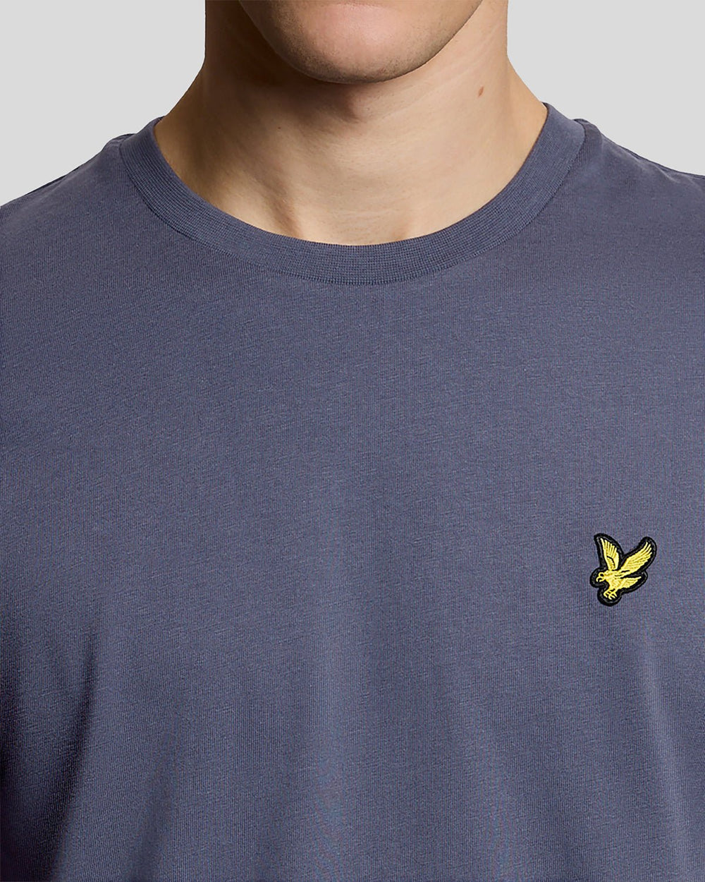 Lyle & Scott Mens Cotton Crew Neck T-Shirt | Greystone