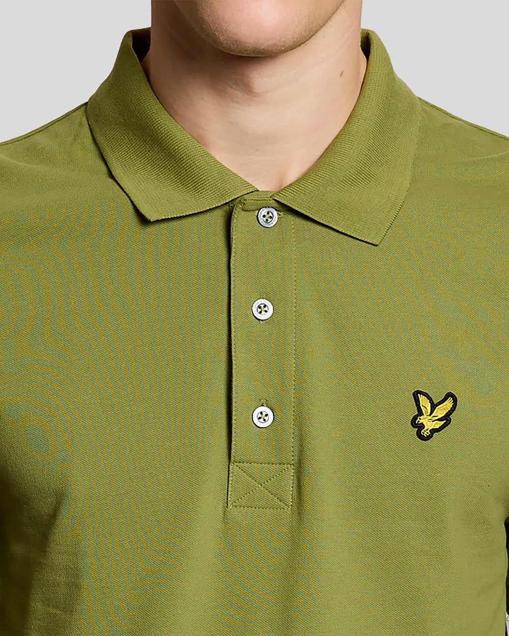 Lyle & Scott Mens Cotton Polo Shirt | Shrub Green