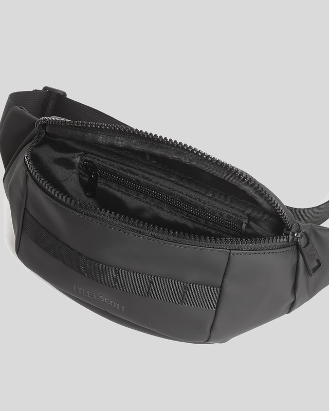 Lyle & Scott Weather Resistant Cross Body Bag | Jet Black