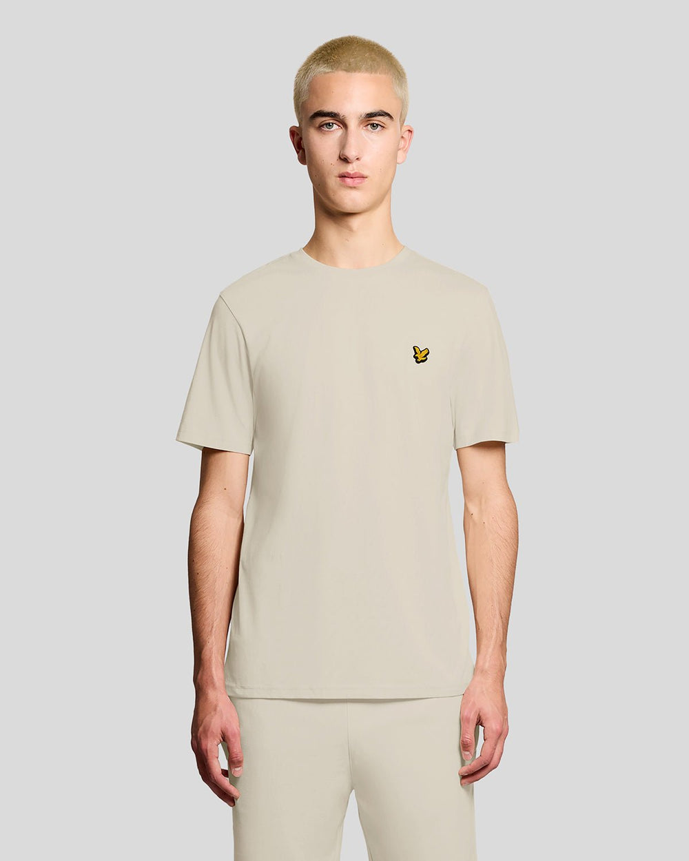 Lyle & Scott Mens Sports Short Sleeve T-Shirt | Whitecap Grey