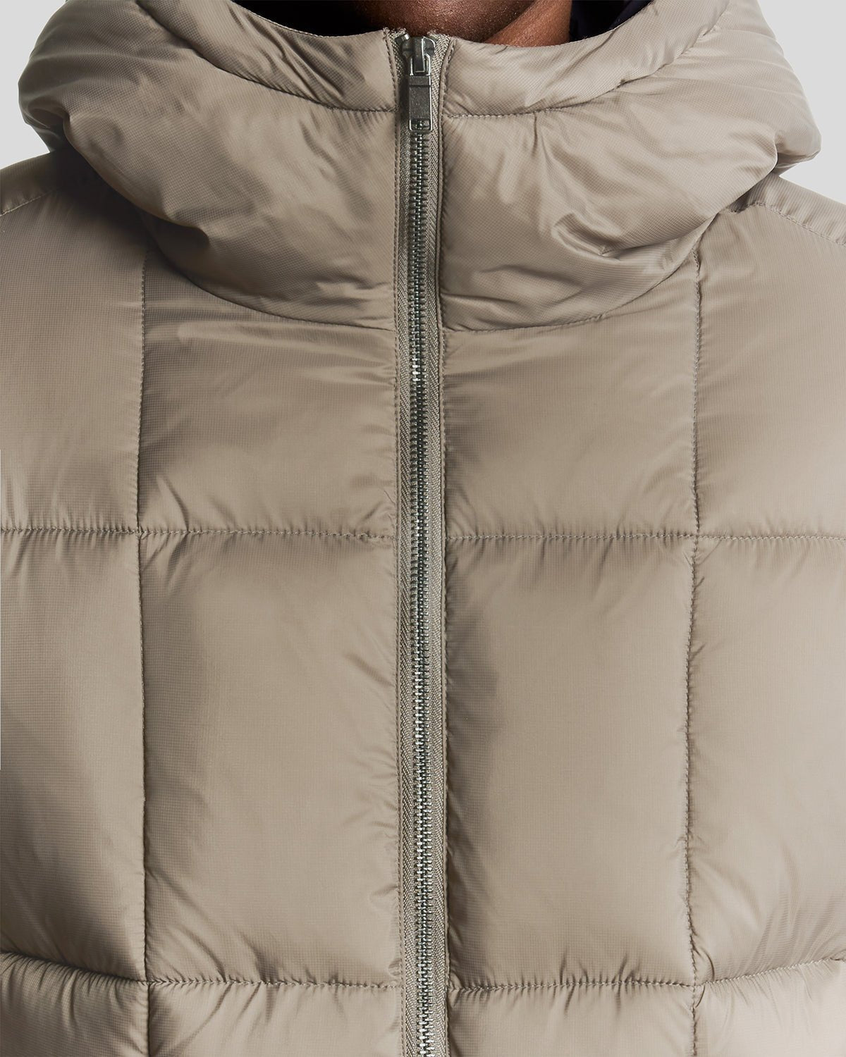 Lyle & Scott Mens Square Cocoon Puffer Jacket | Falcon
