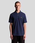 Lyle & Scott Mens Cotton Polo Shirt | Navy