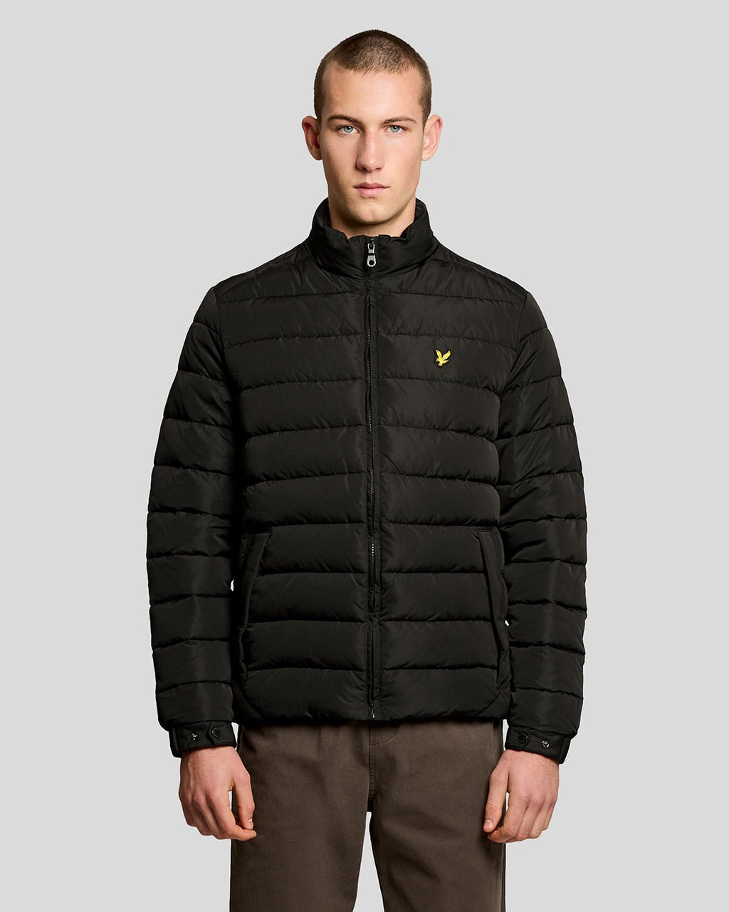 Lyle & Scott Mens Quilted Jacket | Jet Black