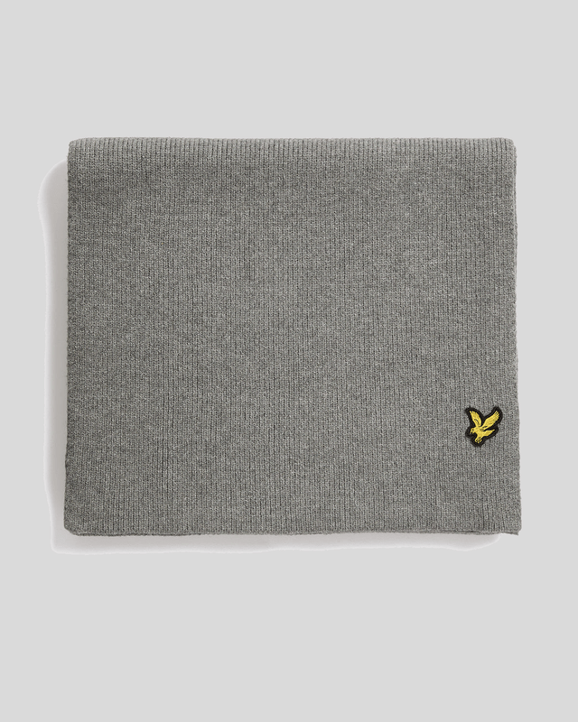 Lyle & Scott Everyday Scarf | Mid Grey Marl