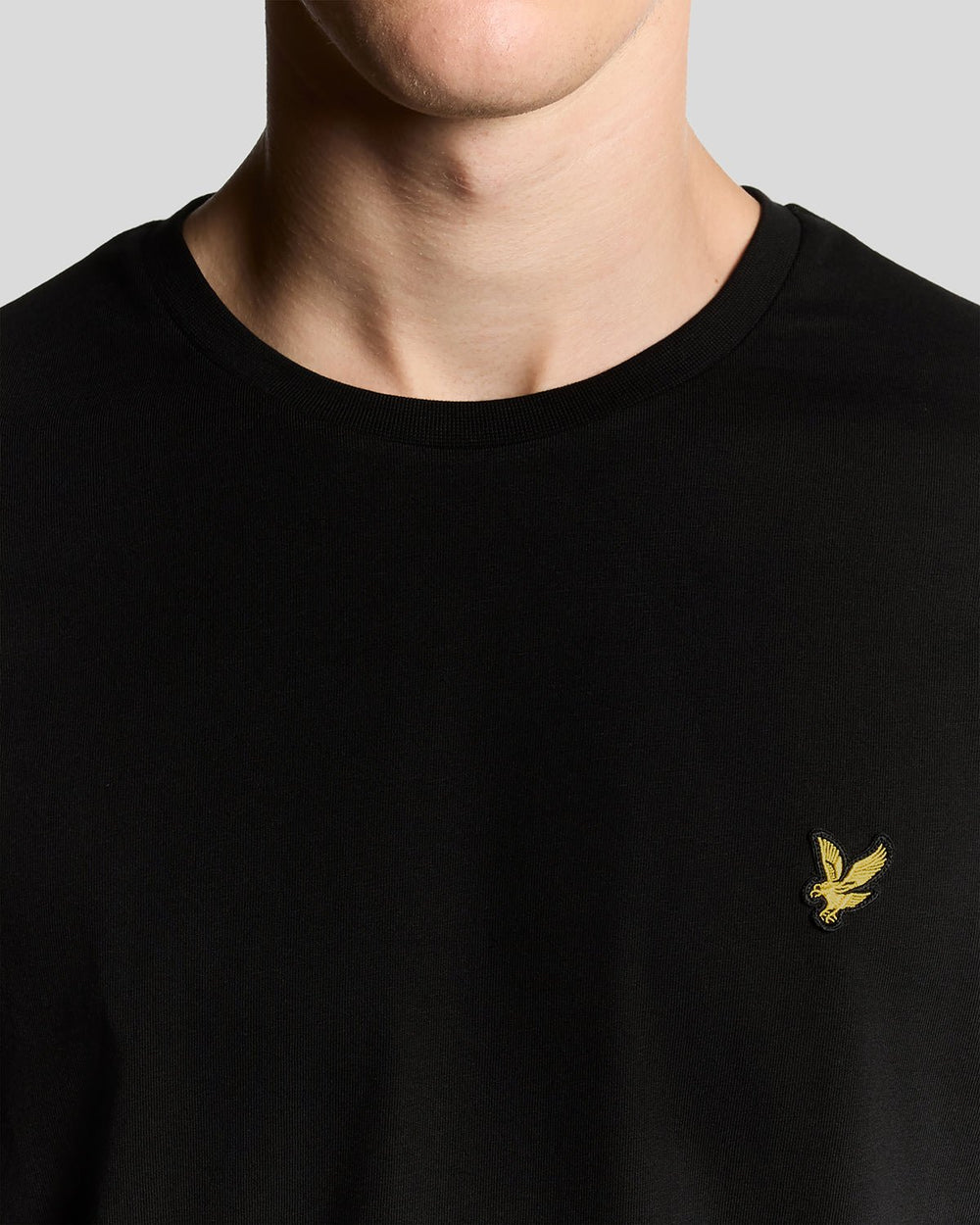 Lyle & Scott Mens Long Sleeve Cotton T-Shirt | Jet Black