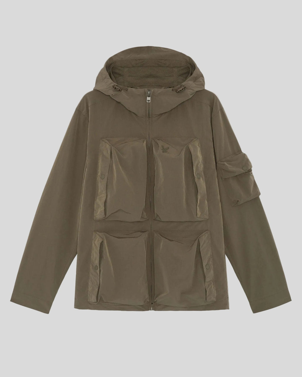Lyle & Scott Mens Lightweight Windbreaker Jacket |  Khaki Ash