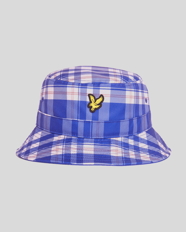 Lyle & Scott Tartan Bucket Hat | Now Blue