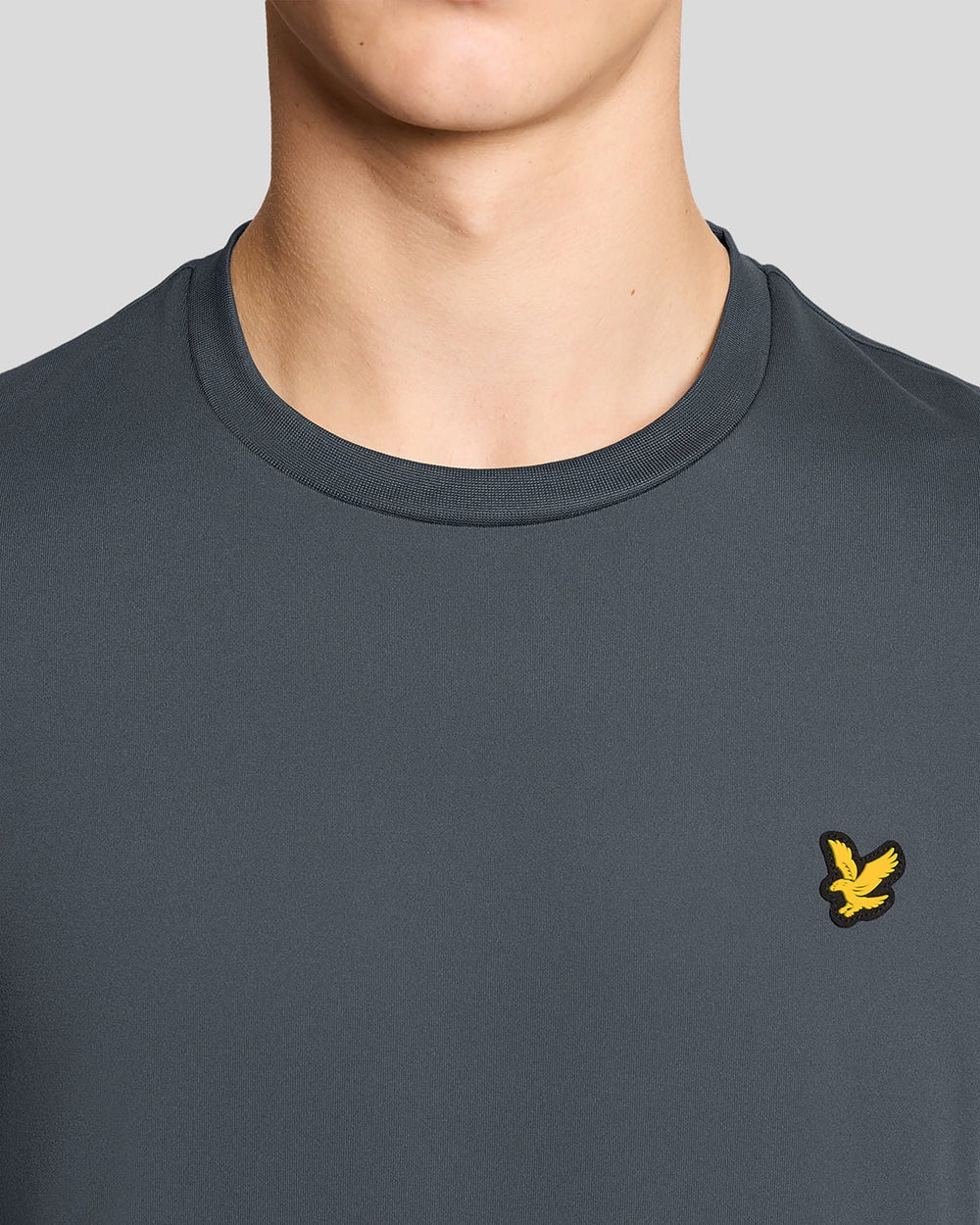 Lyle & Scott Mens Sports Sleeve Detail T-Shirt | Turbulence