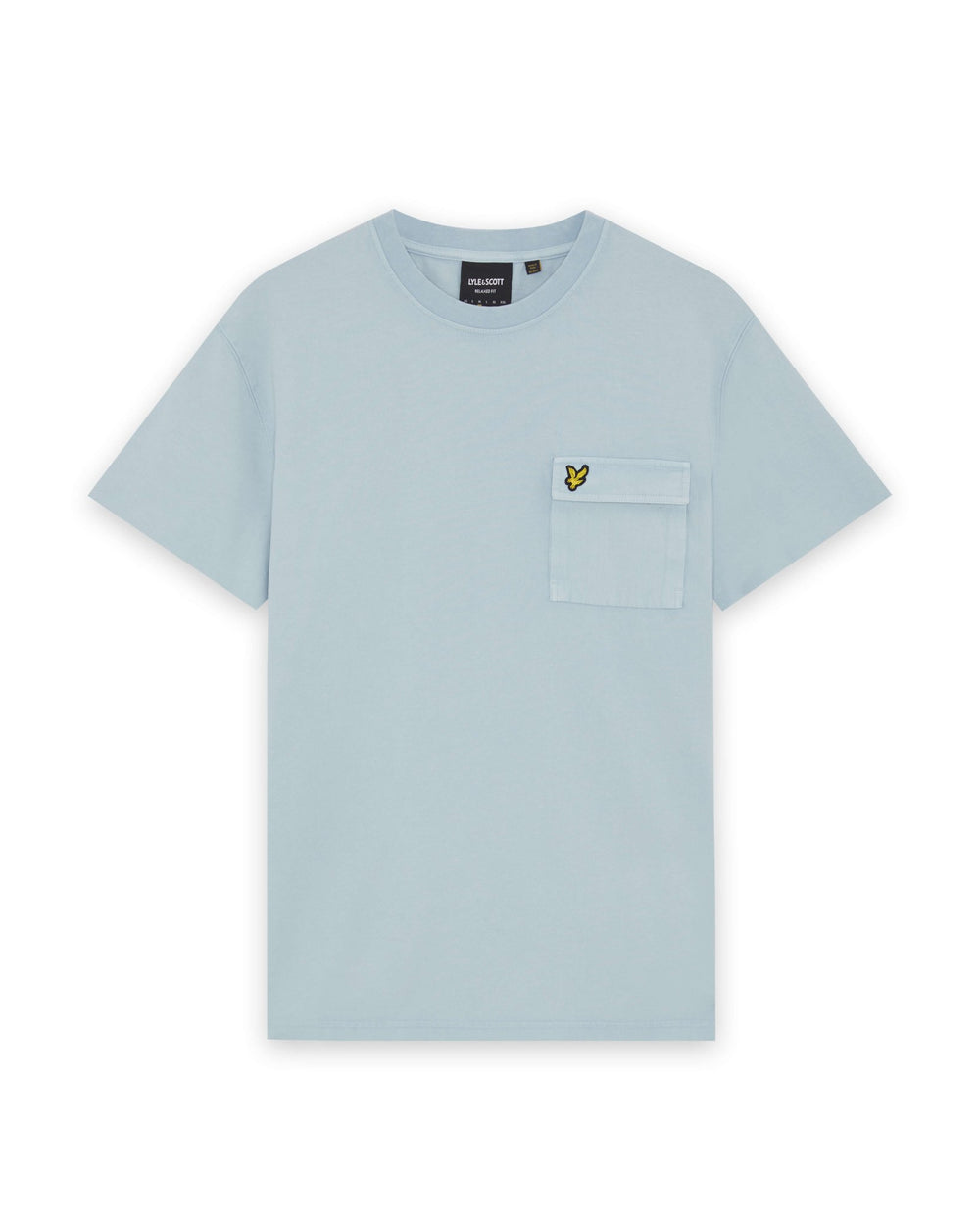 Lyle & Scott Mens Cargo Pocket T-Shirt | Opal Blue