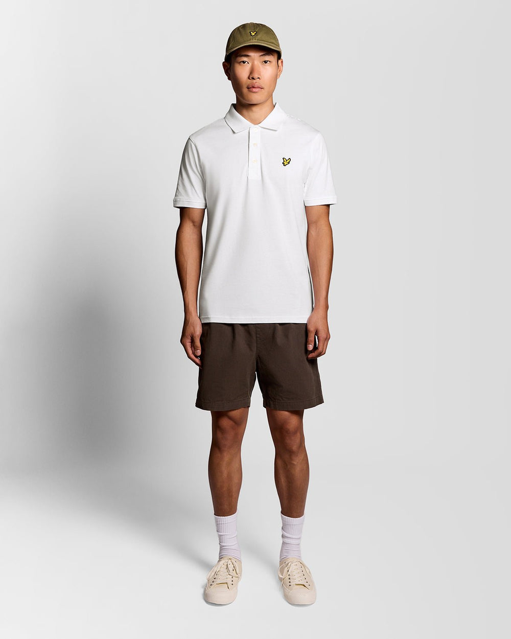 Lyle & Scott Mens Cotton Jersey Polo Shirt | White