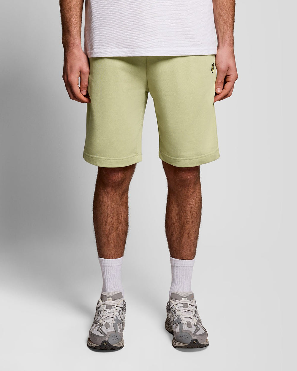 Lyle & Scott Mens Cotton Sweat Shorts | Herb Green