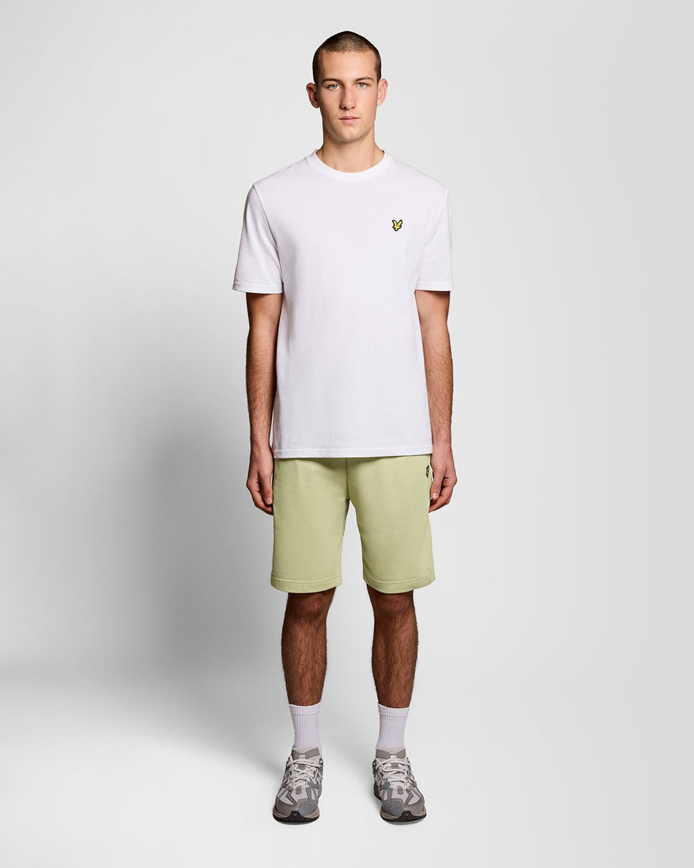 Lyle & Scott Mens Cotton Sweat Shorts | Herb Green
