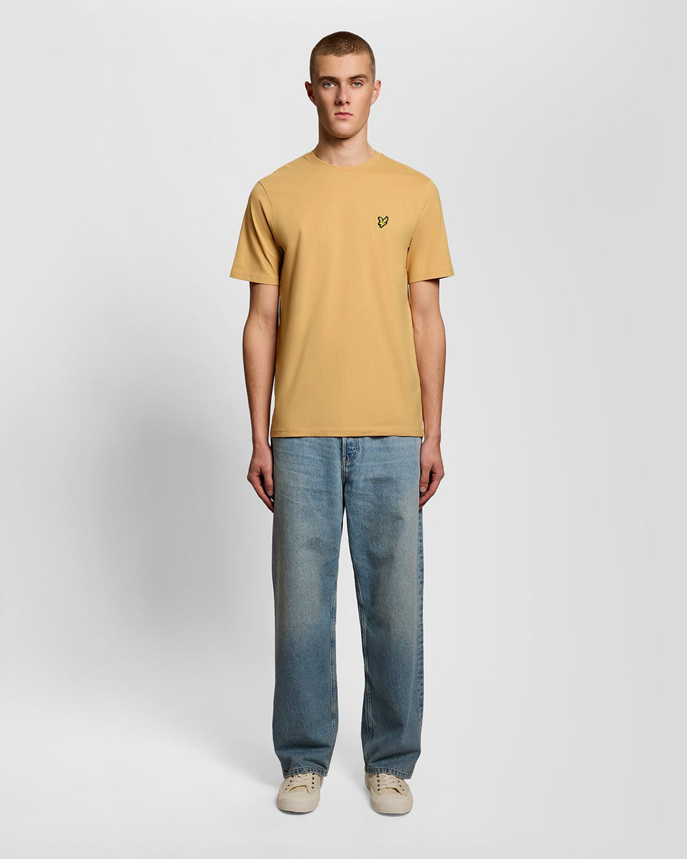 Lyle & Scott Mens Cotton Crew Neck T-Shirt | Honeycomb