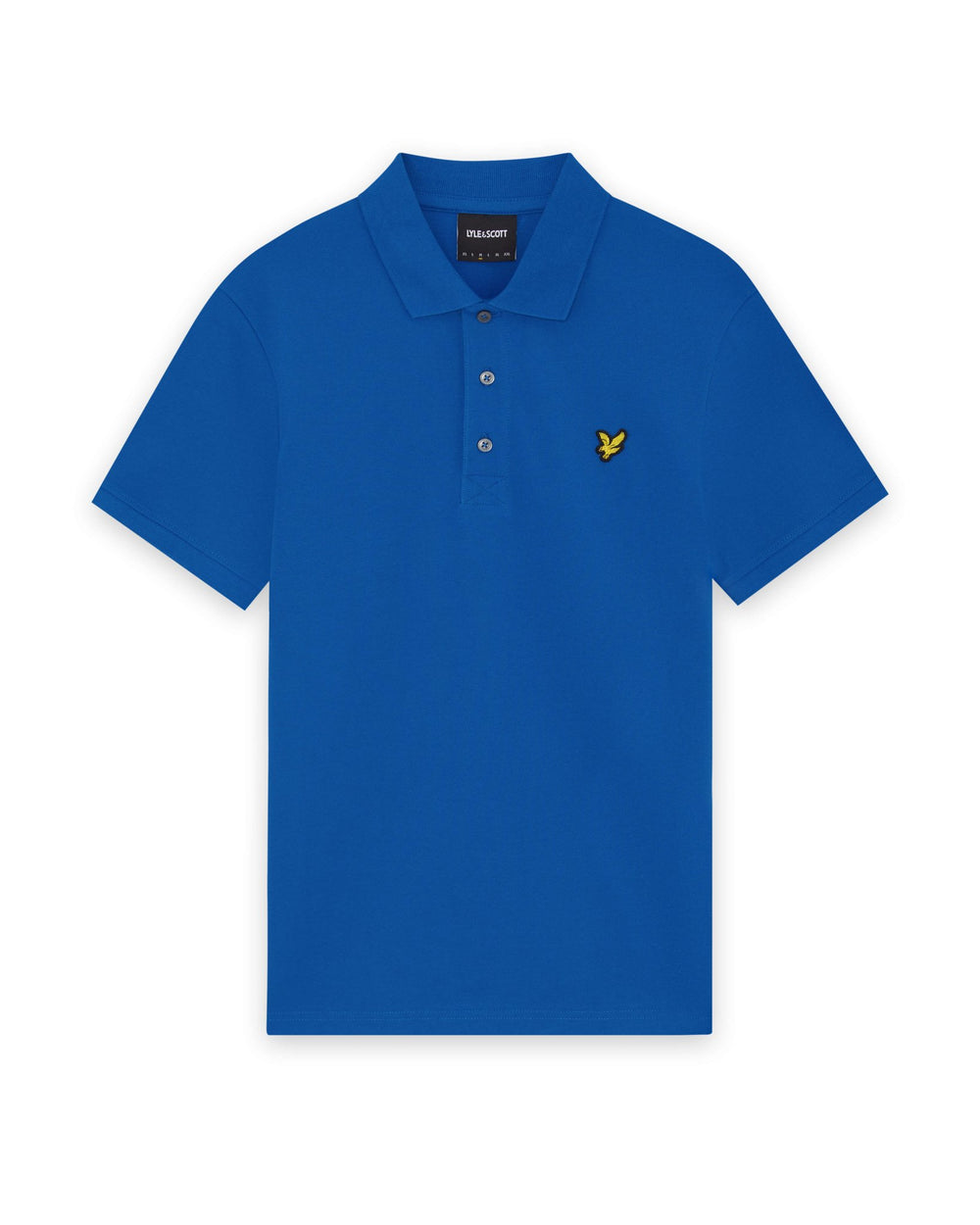 Lyle & Scott Mens Cotton Polo Shirt | Lucid Blue