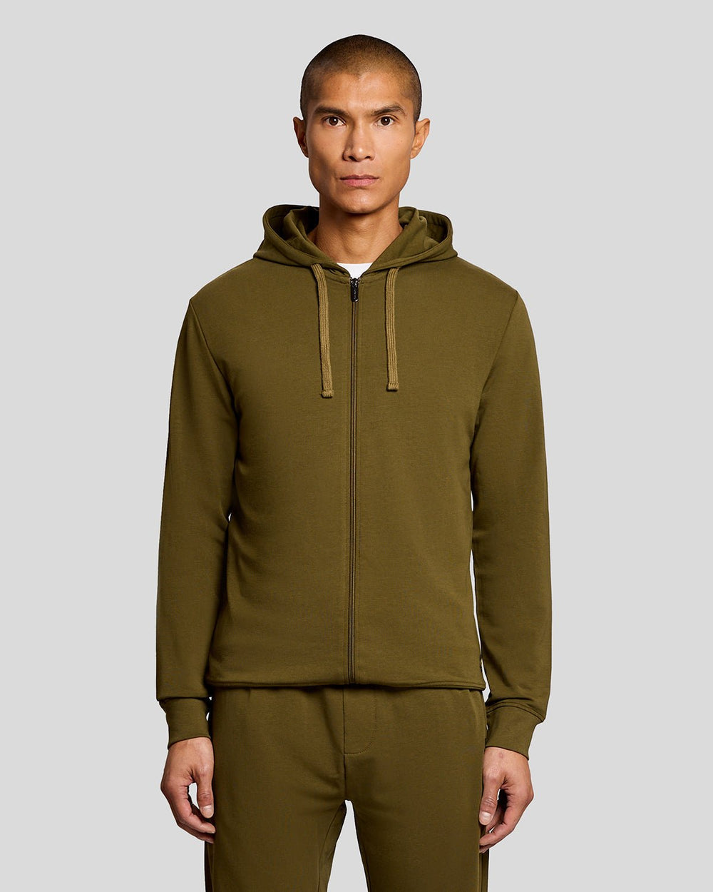 Lyle & Scott Mens Lightweight Lounge Joggers | Olive