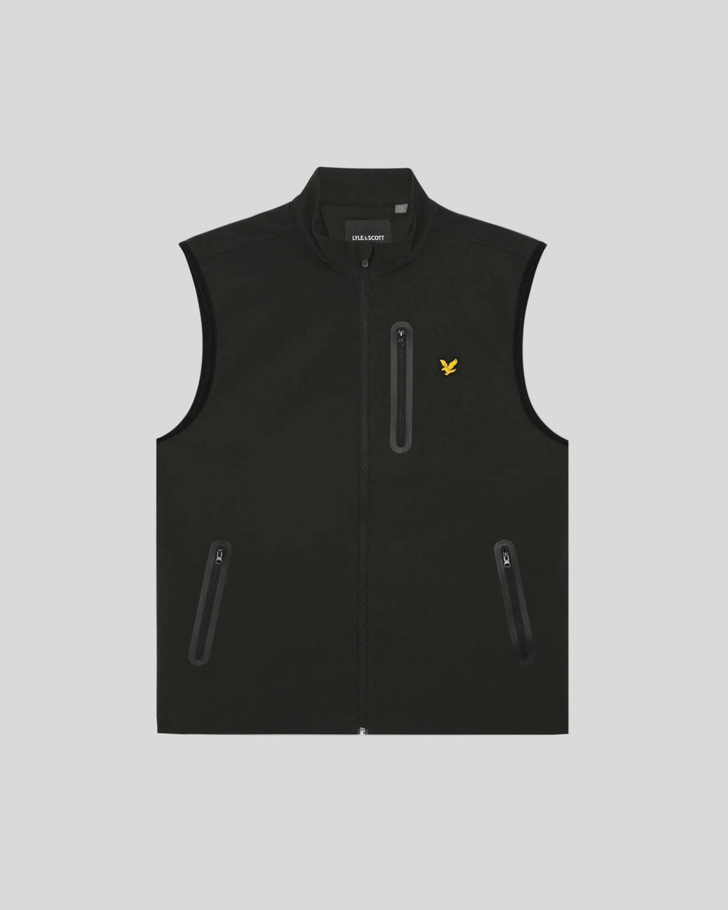 Lyle & Scott Mens Sports Performance Gilet | Jet Black