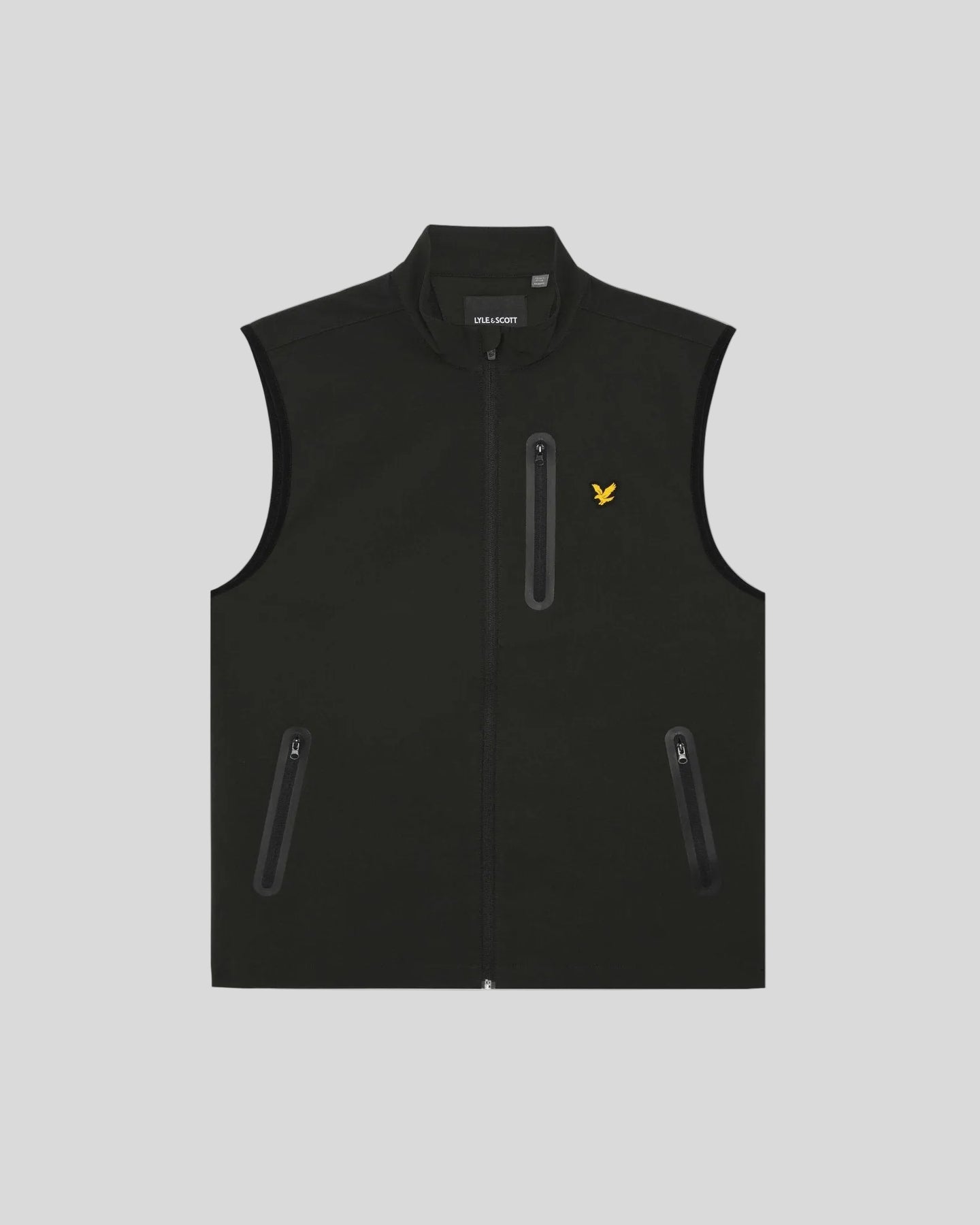 Lyle & Scott Mens Sports Performance Gilet | Jet Black
