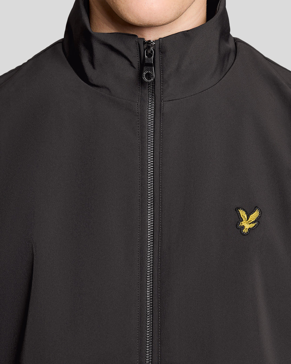 Lyle & Scott Mens Mesh-Back Softshell Jacket | Gunmetal